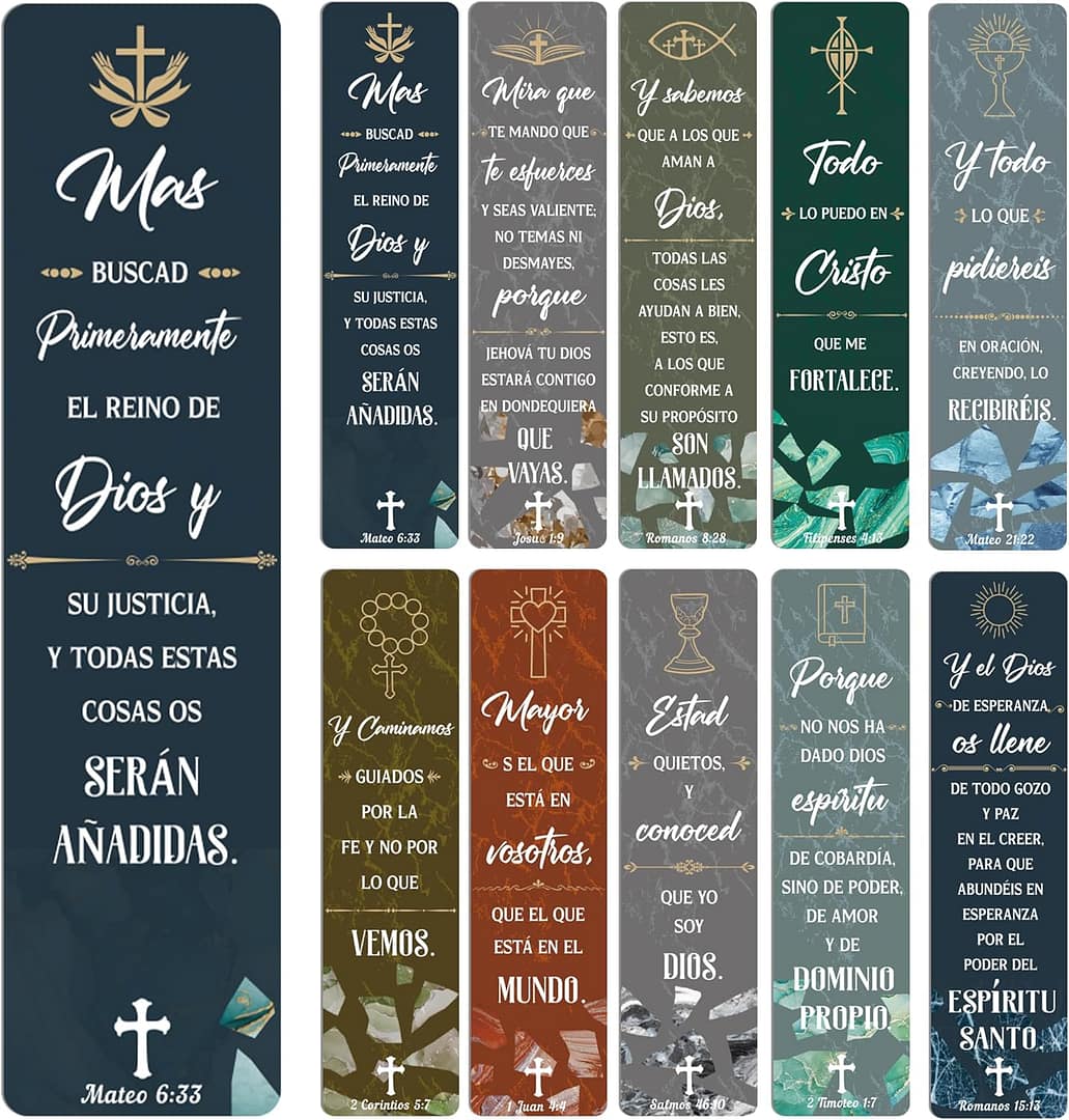 Separador de Libro con Versos Bíblicos - Image 2