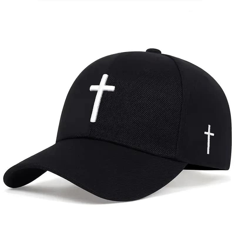 Gorra con Cruz Bordada