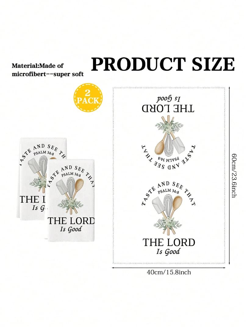 Toalla de Cocina - The Lord is Good - Image 2