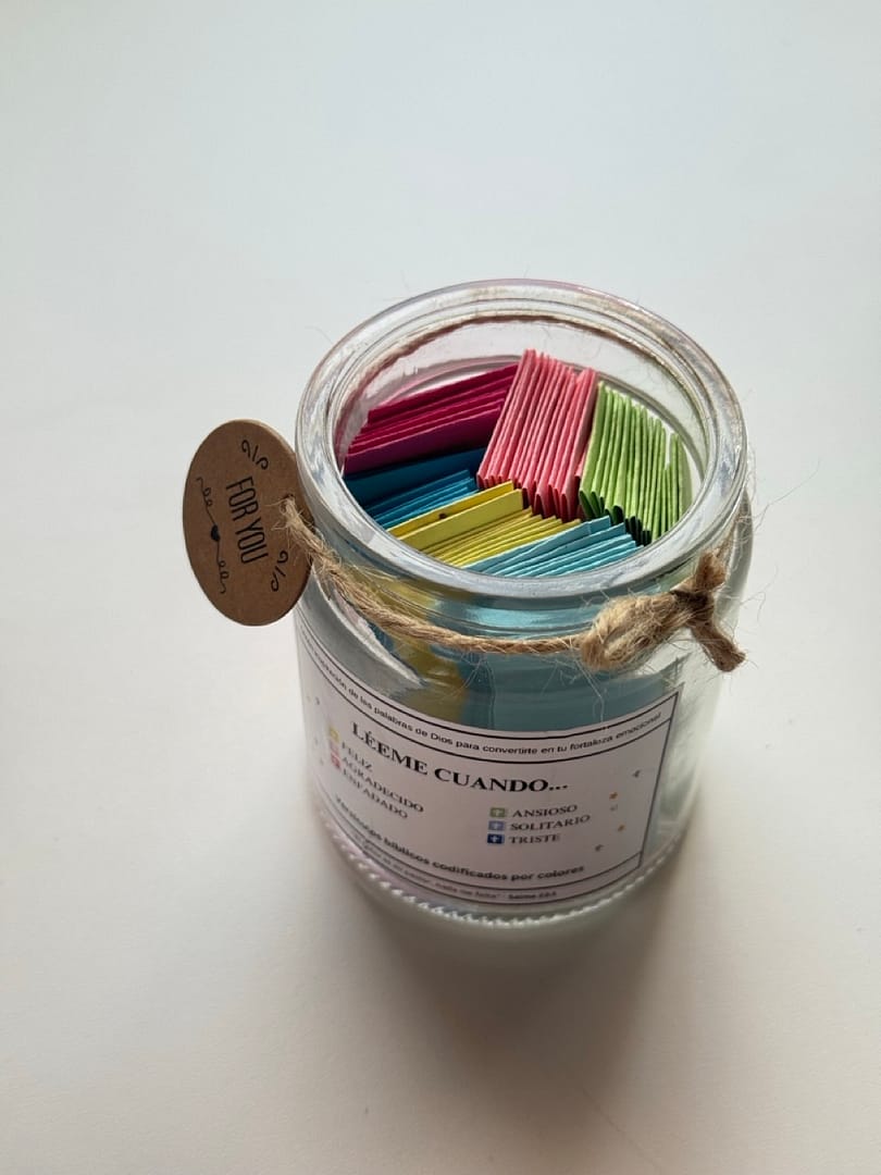 Tarro con Versos Bíblicos - Bible Jar - Image 2