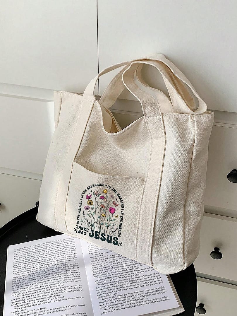 Tote Bag - There Was Jesus - Image 2