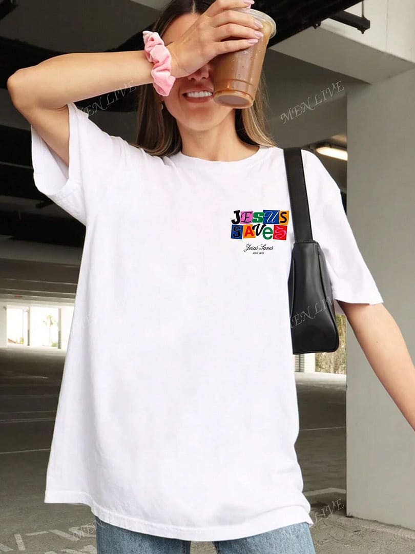 Jesus Saves T-Shirt - Mujer - Image 2