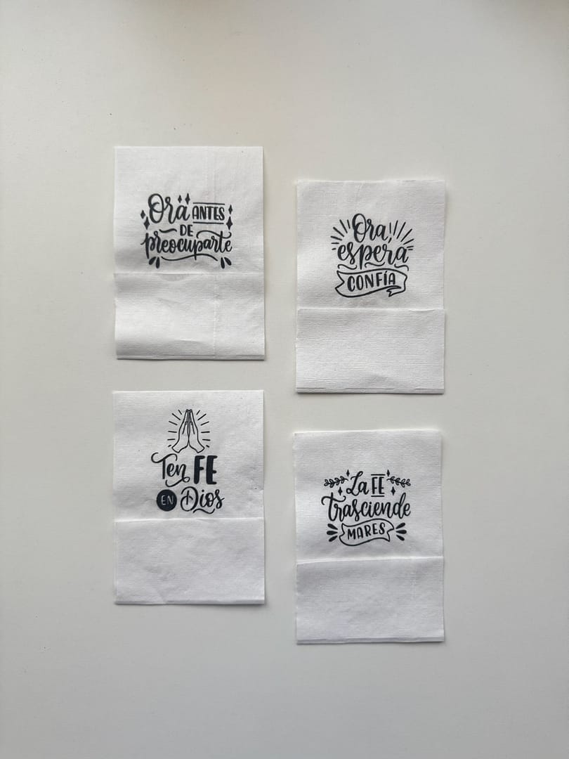 Servilletas con Mensajes de Fe - Image 4