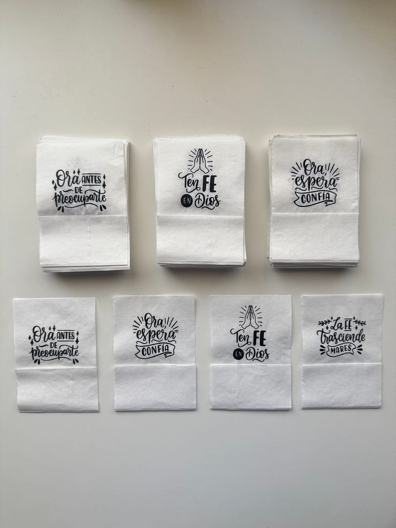 Servilletas con Mensajes de Fe - Image 9